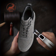 Men's Lace up Boots Casual Walking Shoes