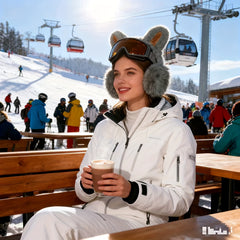 Adorable Bunny Ear Covers Extra Thick Warm Winter Accessories