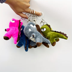 T-Rex Plush Toy Bag Pendant Baby Carriage Keychain