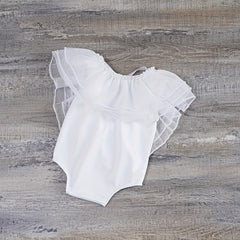 Newborn Lace Romper Bodysuits for Girls - Photo Shoot Outfits