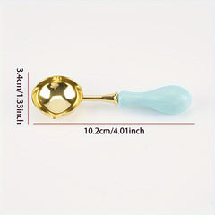 Wax Seal Warmer & Spoon Set High Temp Resistant Stove for Wax Seal Beads/Sticks
