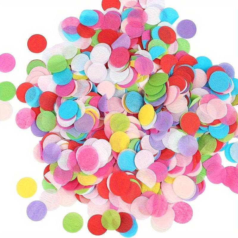 Colorful Round Confetti Pack - Wedding Birthday Christmas Party Decorations