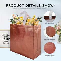 12pcs Rose Gift Bags for Weddings Bridesmaids Birthdays