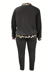  Leopard Striped 2 Piece Set