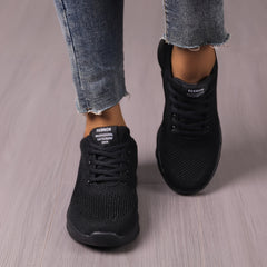 Women's Lightweight Knit Sneakers Casual Breathable Running Shoes