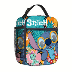 Stitch Insulated Lunch Bag - Portable Lunch Box for School Work Picnics Travel