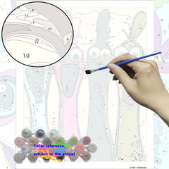 1pc DIY Painting & Number Kit Surprise Four for Beginners Ideal Collection