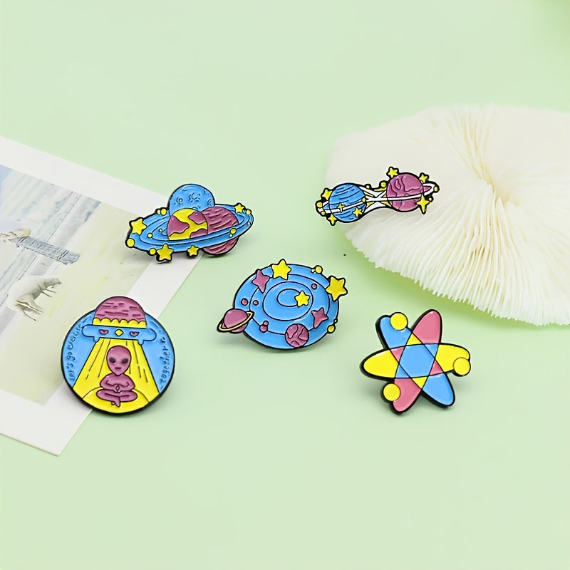 Spaceman & Starfleet Lapel Pins for Cartoon Planet