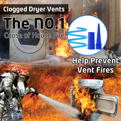 Dryer Vent Cleaner Kit - Power Washer & Vacuum Attachment