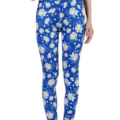 Women's Daisy Print Cropped Pants