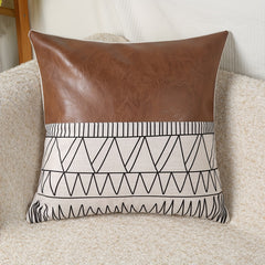 Retro Style Throw Pillow Covers Cotton And Linen Printed Throw Pillowcase