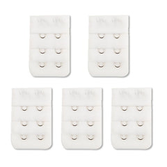 5pcs 2 Hooks Bra Strap Extenders Adjustable Band Buckle Women's Lingerie