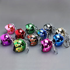 Mini Motorcycle Helmet Keychain Pendant Key Chain Gift For Men Boyfriend