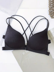 Wireless Front Buckle Push Up Bras for Women