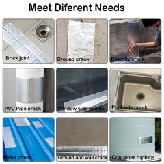 Fabric Duct Tape Waterproof High Viscosity Silvery Gray DIY Home Decor