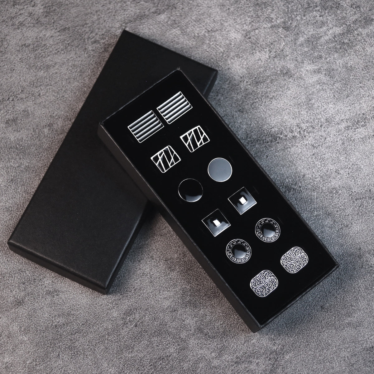 High-End Sleeve Button Set 6 Pairs 4 Pairs Men'S