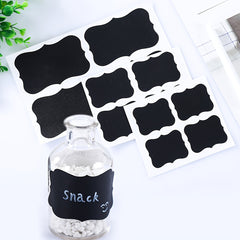 5pcs Blackboard Label Reusable Sticker for Can and Box