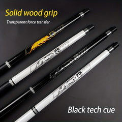 Chinese Style Eight Cue Set for American Nine Ball and Pool Games