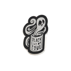 Ghost Devil Cup Brooch Punk Coffee Cup Cartoon Brooch Pin