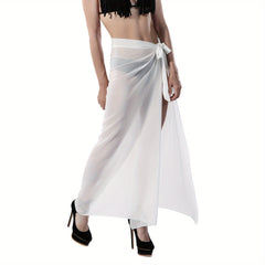 Women's Chiffon Sarong Sheer Wrap Scarf Beach Towel