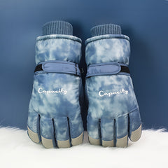 Touch Screen Skiing Gloves Thickened Liner Windproof Waterproof