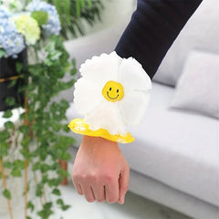 10pcs Kids Toy Wrist Balloon Cartoon Daisy Happy Face Egg Flowers