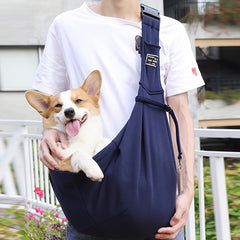 1pc Folding Dog Backpack Portable Breathable Pet Going Out Bag