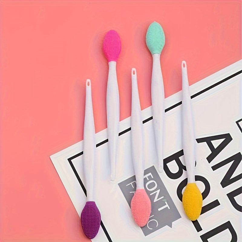 2-in-1 Silicone Nose & Blackhead Removal Brush Exfoliating Facial Cleaner