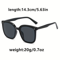 Square Sunglasses Men Women Mirror Lens Anti Glare UV400