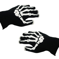 Halloween Skull Claw Touch Screen Gloves Non slip Winter Warm Men's Gloves