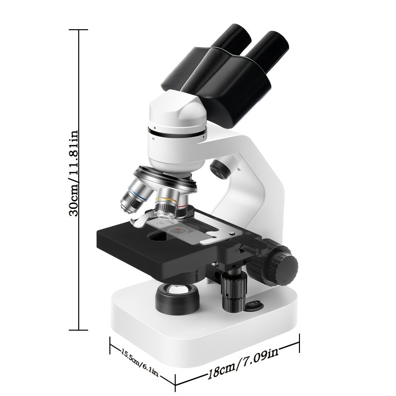 Biological Dual Binocular Microscope 40X 1000X Magnification