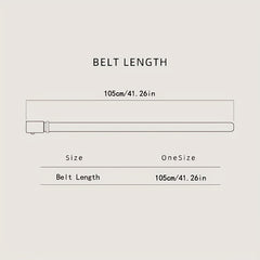 Men's Business Buckle Belt Suit Pants Belts