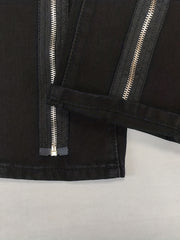 Men's Classic Straight Leg Jeans in Dark Blue Wash