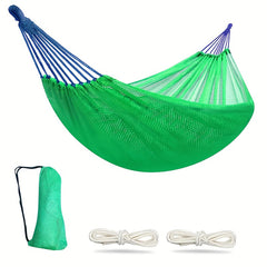 Portable Nylon Hammock for Camping with Rope Storage Bag