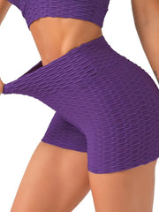 High Waist Stretchy Sports Shorts Yoga Fitness Gym Exercise Women's Activewear