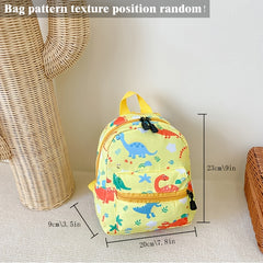Cartoon Dinosaur Pattern Backpack Kindergarten School Bag
