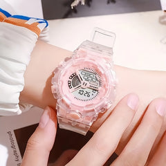 Boys' Functional Sports Watch with Silicone Strap