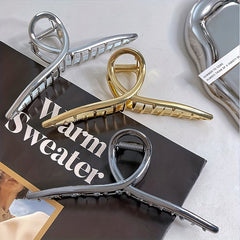 3pcs Women's Metal Hair Clip Shark Claw Hair Accessories