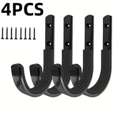 Durable Archery Wall Mount Hooks Soft Padded Stainless Steel Screws