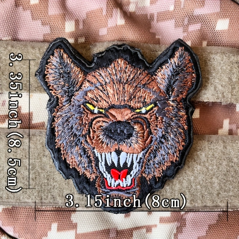 Wild Animal Embroidered Applique Patch Iron On Sew On Patches For Clothes