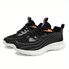 Women's Stylish Mesh Running Shoes Comfortable Lace Up Outdoor Sneakers