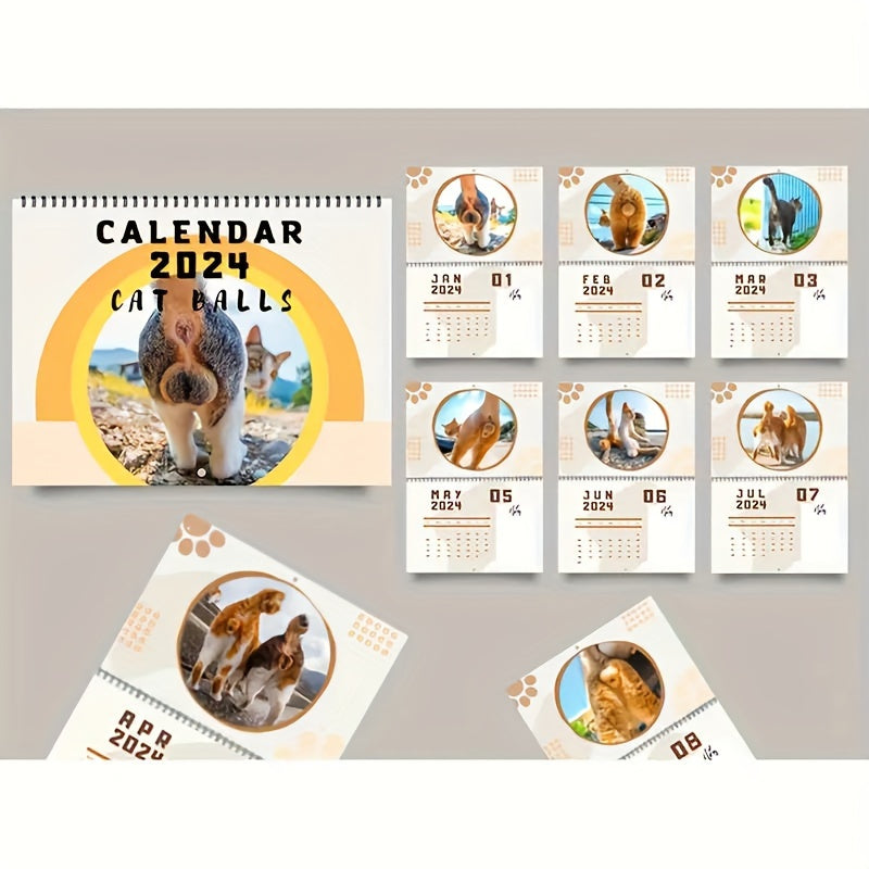 2022 Cat Butt Calendar - Hilarious Cat Spoof Calendar
