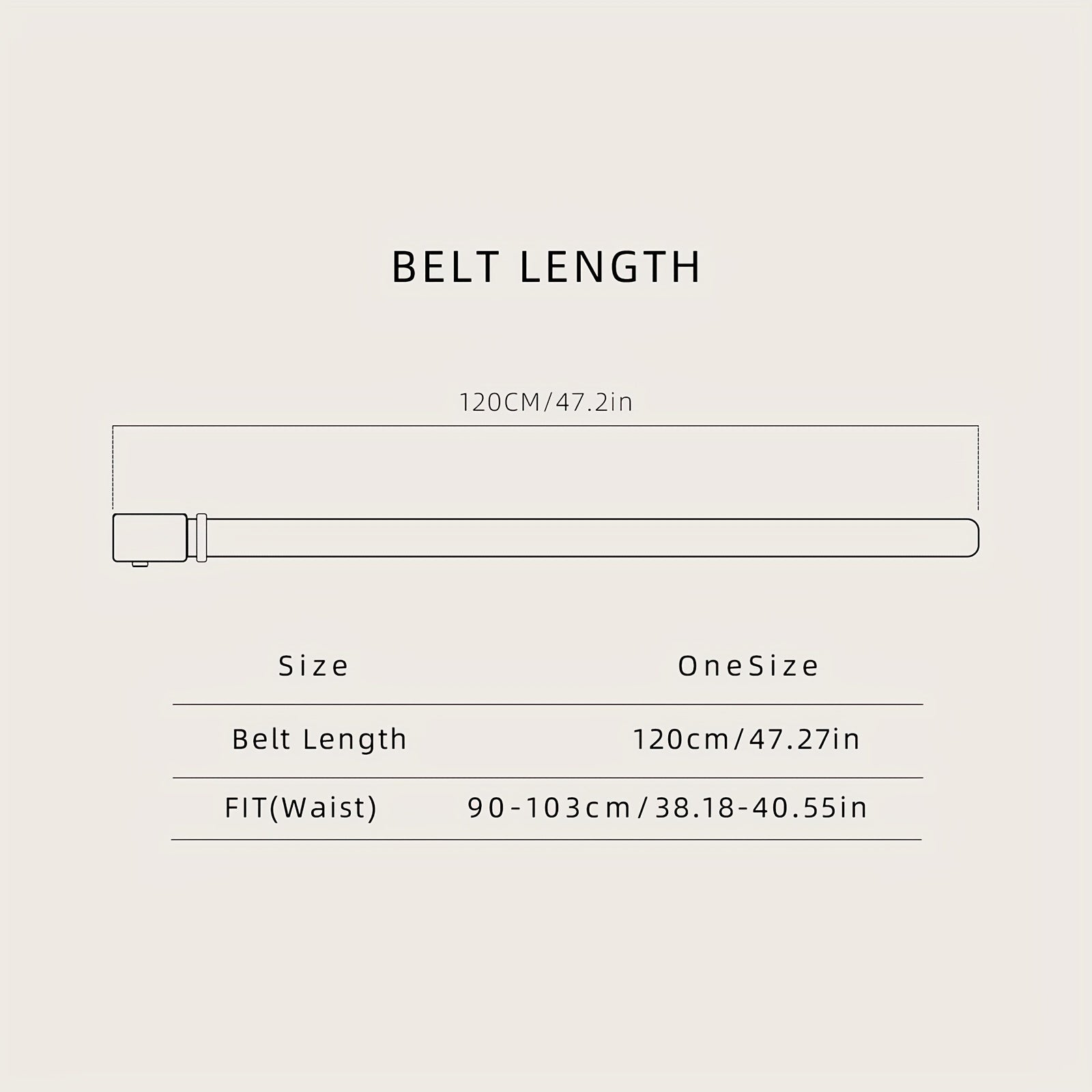 Men's Business & Leisure Leather Belt w/Automatic Buckle
