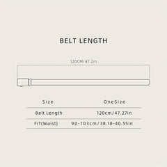 Men's Business & Leisure Leather Belt w/Automatic Buckle