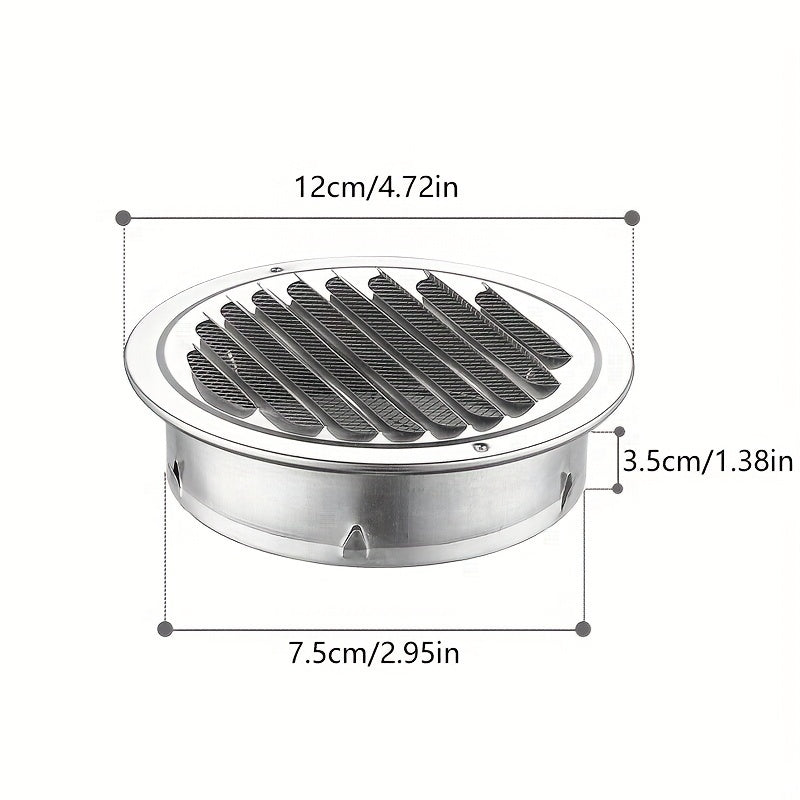 304 Stainless Steel Vent Mesh Cover for Pipe Exhaust Fan