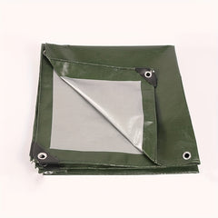 Green Silvery Tarp Heavy Duty Cover Grommets Dust Moisture proof Tarpaulin