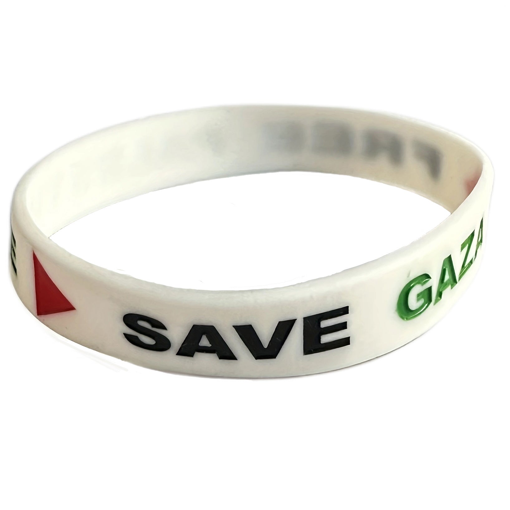 Gaza Flag Silicone Wristband Bracelet Gift