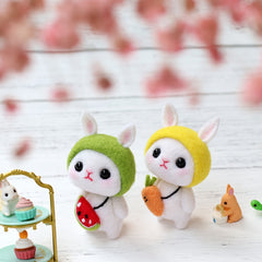 Watermelon Rabbit Felt DIY Material Package for Doll Decoration