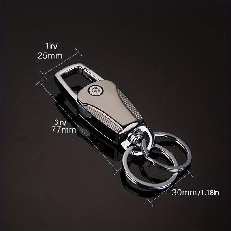 Folding Keychain High Waist Metal Pendant Retractable Boys Hanging Decoration