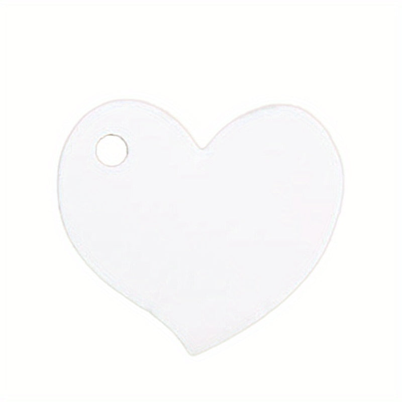 50pcs Love Heart Gift Paper Label Hang Tags Wedding Party Cards